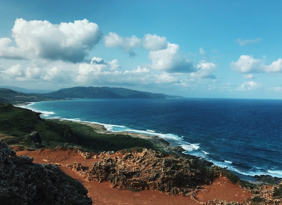 costa de océano pacífico