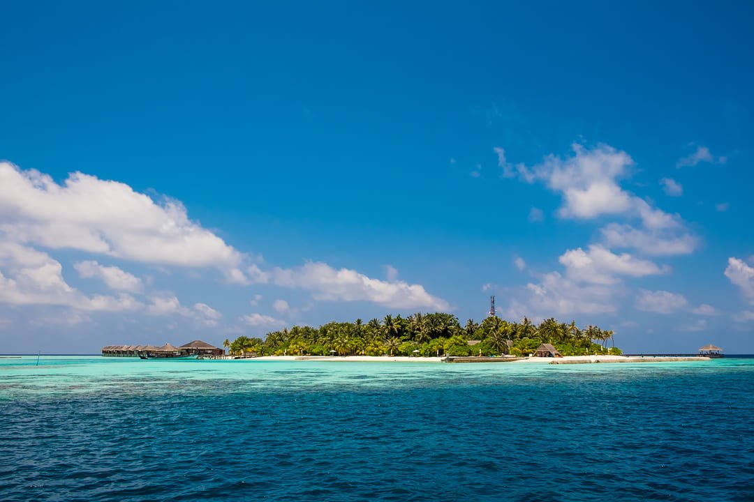 islas maldivvas en el océano índico