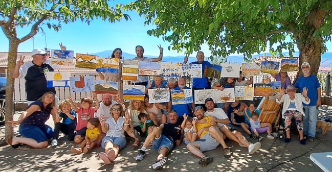 PINTAMOS EL CAMBIO CLIMATICO DESDE VILLARROYA